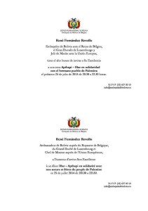 invitation ambassade bolivie